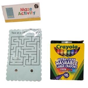 Maze Activity Set Crayola Crayons Large Crayons School Supplies Washable